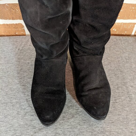 Black Suede Boots - Picture 6 of 8